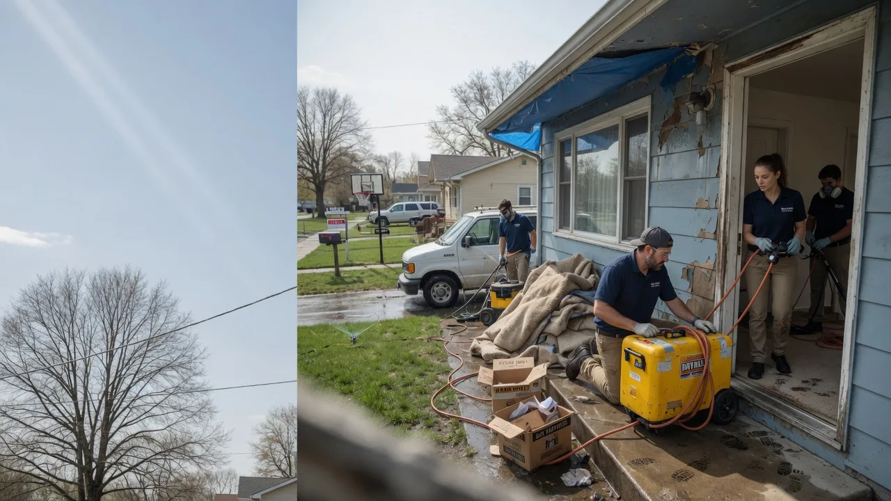 Basement Flood Cleanup in Huntsburg, OH near me